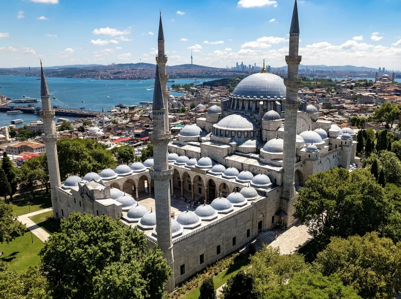 Джамията „Сулеймание“ (Süleymaniye) — шедьовърът на Синан в Истанбул