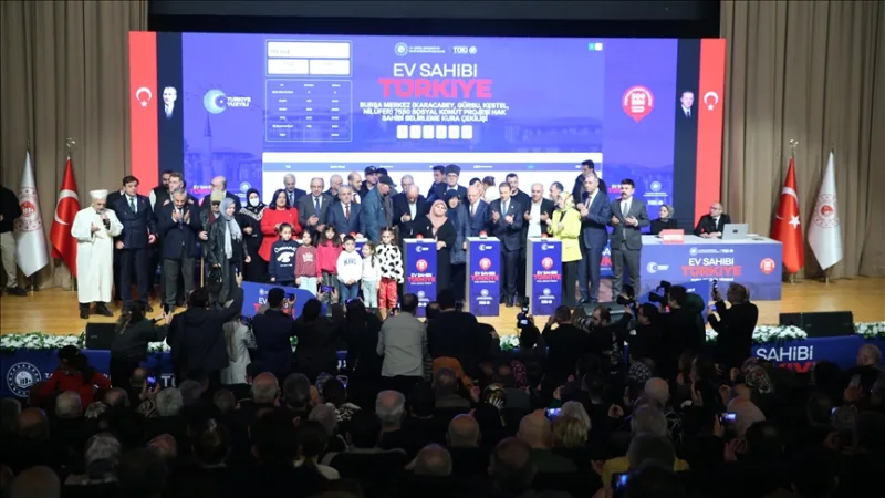 Sorteo de las viviendas que se construirán en Bursa en el marco del 