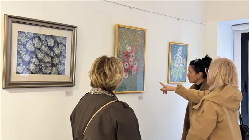 Inaugurada la exposición de marmoleado 