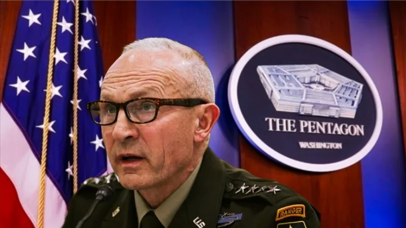 Le ministère américain de la Défense a annoncé que le commandant de l'armée de terre, George, « prendrait sa retraite immédiatement »