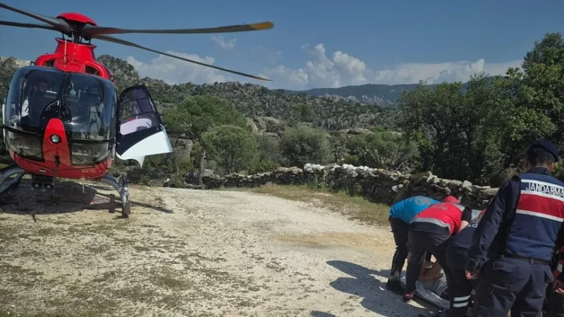 Aydınis jalutuskäigu ajal halva enesetunde tõttu haigestunud inimene viidi helikopteriga haiglasse