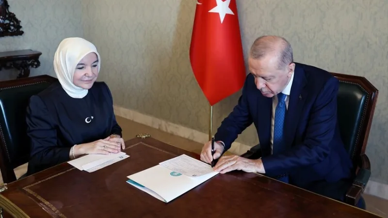 Prezident Erdoğan věnoval dar na obětní zvířata do Darülaceze